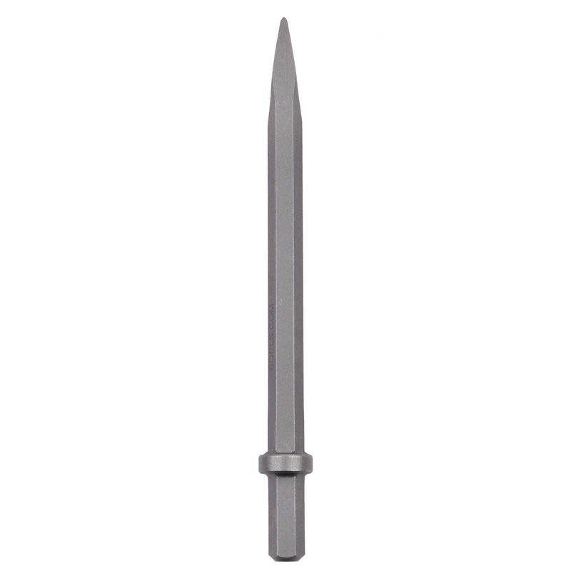 Pneumatic HEX Point Chisel with ring